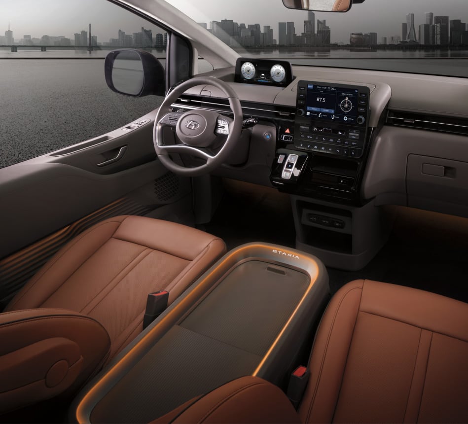 Staria Hyundai минивэн салон